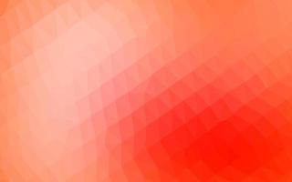 Light Red vector polygon abstract backdrop.