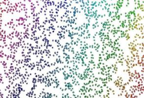 Light Multicolor, Rainbow vector pattern with spheres.