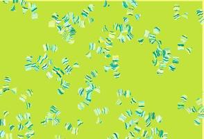 Light Green, Yellow vector pattern in polygonal style with circles.