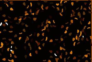 Light Orange vector background with abstract forms.