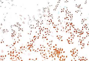 Light orange vector pattern with chaotic shapes.