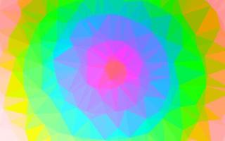 Light Multicolor, Rainbow vector triangle mosaic texture.