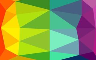 Light Multicolor, Rainbow vector polygon abstract background.