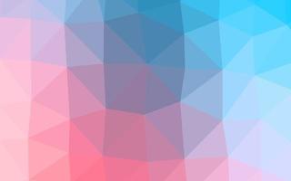 Light Blue, Red vector shining triangular background.