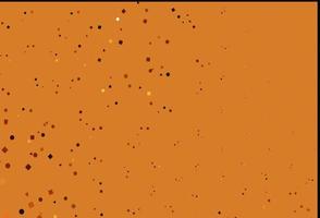 Light Orange vector background with triangles, circles, cubes.