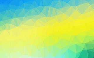 Light Blue, Yellow vector polygonal background.