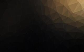 Dark Black vector triangle mosaic texture.