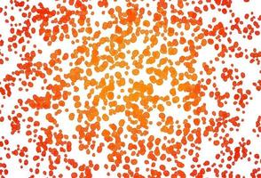 Light Orange vector template with lines, ovals.