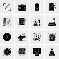 16 Universal Business Icons Vector Creative Icon Illustration to use in web and Mobile Related project