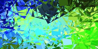 Light Blue, Green vector texture with memphis shapes.