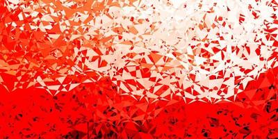 Light red vector background with polygonal forms.