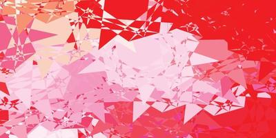 Light Red vector background with polygonal forms.