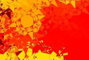 Light Red, Yellow vector pattern with abstract shapes.