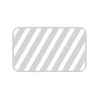 Caution Sign Flat Greyscale Icon vector