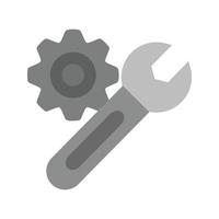 Preferences Flat Greyscale Icon vector