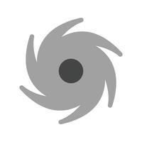 Cyclone Flat Greyscale Icon vector