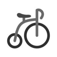 Bicycle Flat Greyscale Icon vector