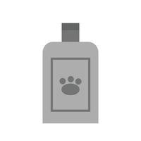 Veterinary Medicine Flat Greyscale Icon vector