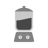 Blender Flat Greyscale Icon vector