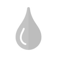 Water Flat Greyscale Icon vector