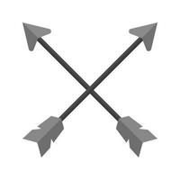 Arrows Flat Greyscale Icon vector