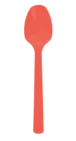 cuchara de plastico roja png