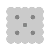 Biscuit III Flat Greyscale Icon vector