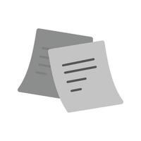 Sticky Notes Flat Greyscale Icon vector