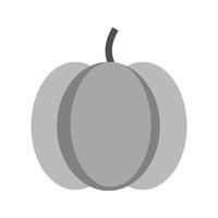 Pumpkin Flat Greyscale Icon vector