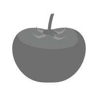 Tomato Flat Greyscale Icon vector