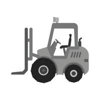 Loader Flat Greyscale Icon vector