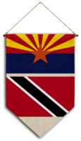 bandiera relazione nazione sospeso tessuto viaggio immigrazione consulenza Visa trasparente Arizona trinidad png