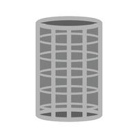 Rollers Flat Greyscale Icon vector
