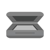 Eyeshades Flat Greyscale Icon vector