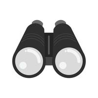 Binoculars Flat Greyscale Icon vector