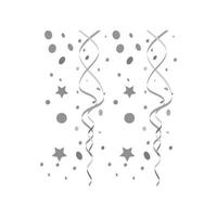 Fireworks Flat Greyscale Icon vector