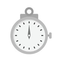 StopWatch Flat Greyscale Icon vector