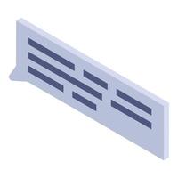 Modern chat icon, isometric style vector