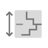 Architecture I Flat Greyscale Icon vector