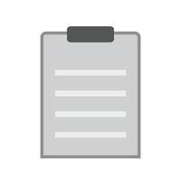 Loan Document Flat Greyscale Icon vector