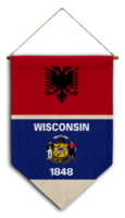 bandeira relação país pendurado tecido viagem consultoria de imigração visto transparente wisconsin albânia png