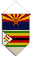 Flaggenbeziehung Land hängender Stoff Reise Einwanderungsberatung Visum transparent Arizona Simbabwe png