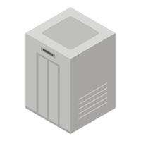 Architecture elevator icon, isometric style vector