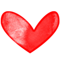 Watercolor Heart Design png