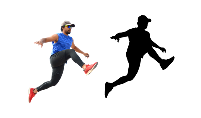 Athletic man jumping 15674976 PNG