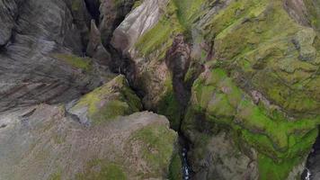 mulagljufur canyon nel Islanda video