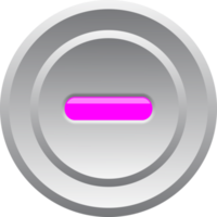 led liga/desliga botão círculo de controle eletricidade decorativa para plano de fundo do site png