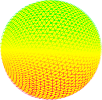 cor 3d de fantasia de tecnologia de círculo de bola para fundos decorativos da web png