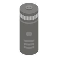 Sports thermos icon, isometric style vector