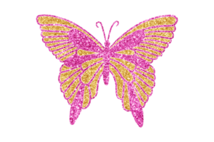 Glitter Butterfly Clipart PNG, Butterfly PNG